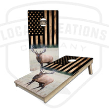 Load image into Gallery viewer, Elk With Flag