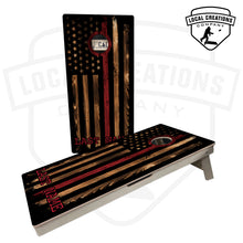 Load image into Gallery viewer, Rustic Red Line Flag